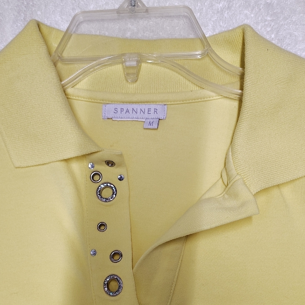 Spanner Lemon Button Down Shirt - image 2